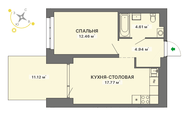 план квартиры.