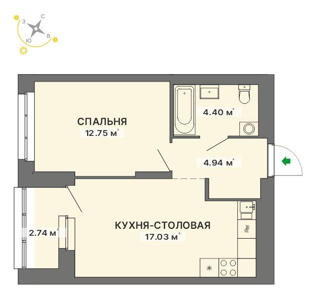 план квартиры.