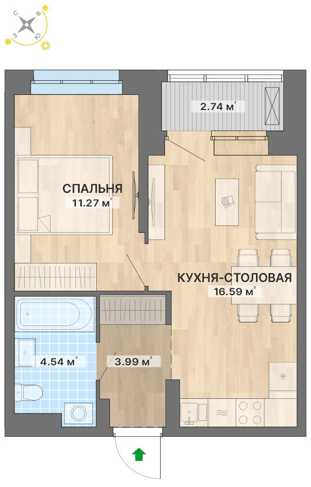 план квартиры.