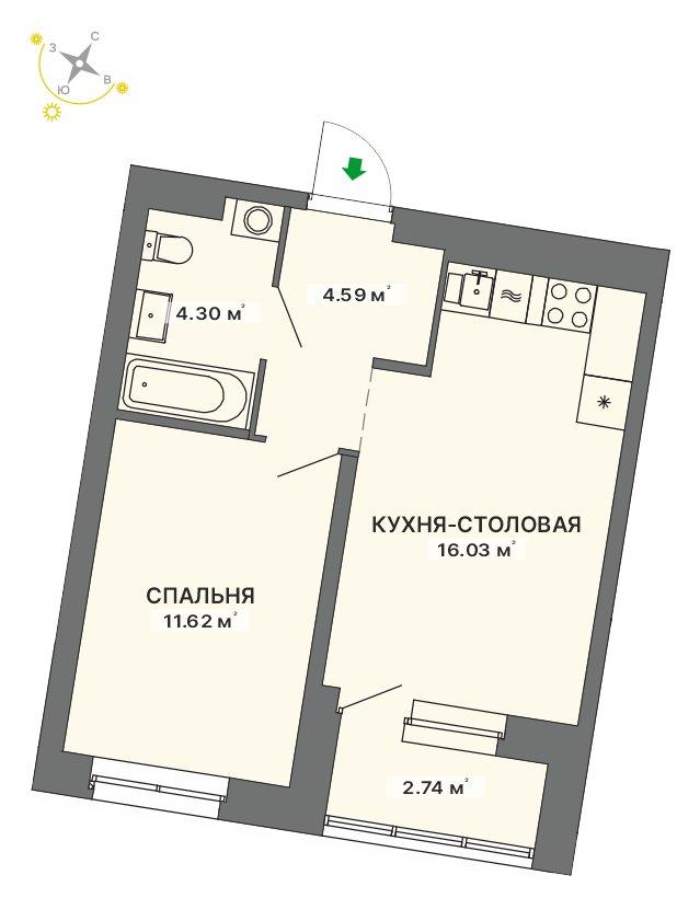 план квартиры.