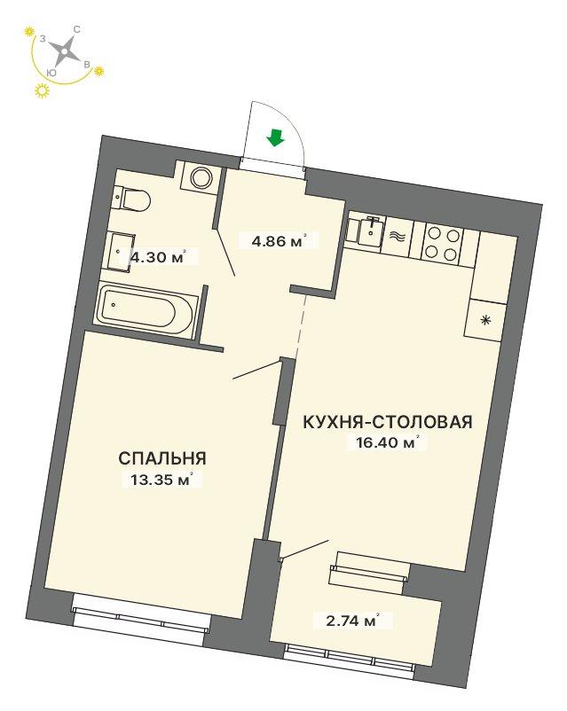 план квартиры.