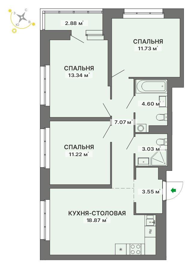 план квартиры.