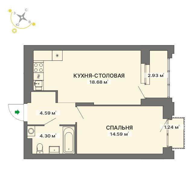 план квартиры.