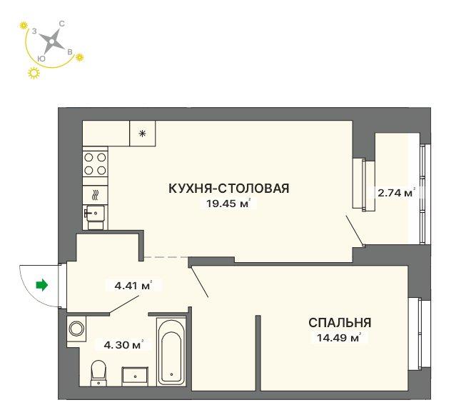 план квартиры.