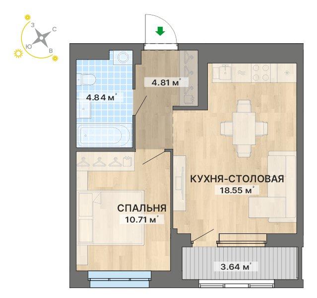 план квартиры.