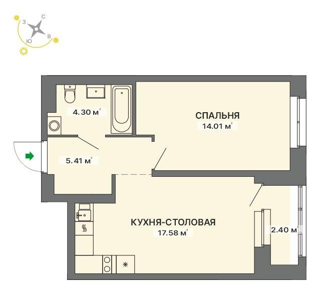 план квартиры.