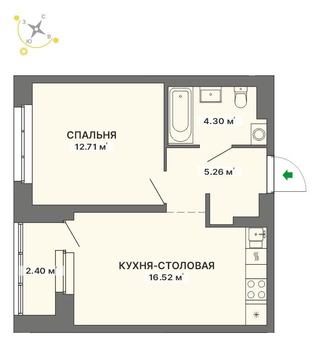 план квартиры.