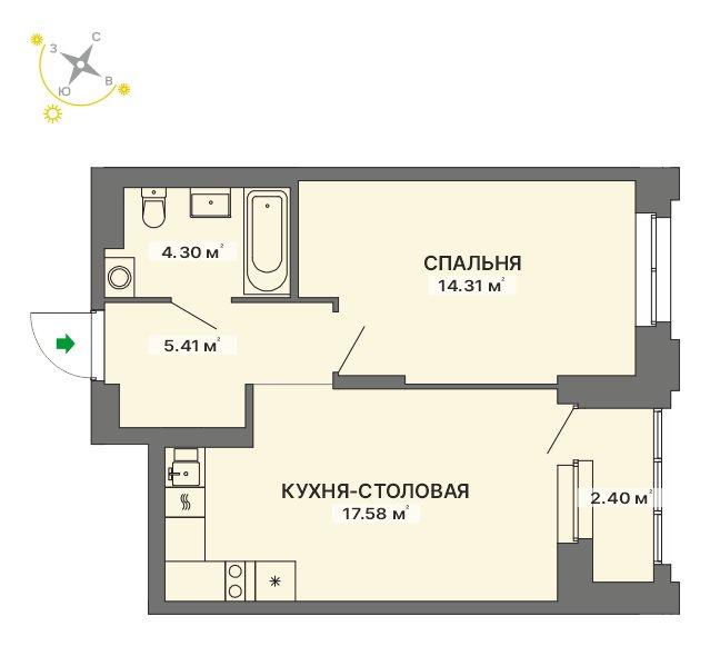 план квартиры.